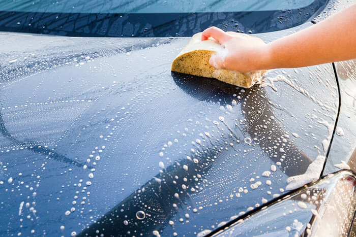 how to remove water spots from car