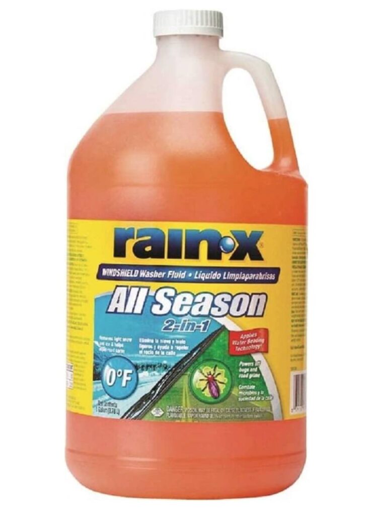 Rain x, best windshield washer fluid
