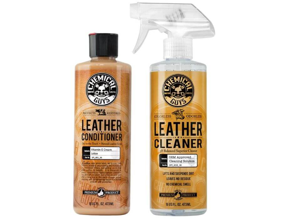 how to take care of leather car seats with Chemical Guys products