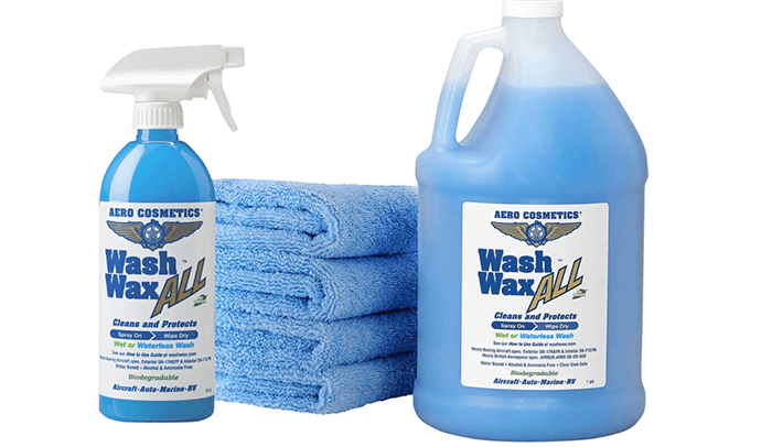 wet or waterless car wash wax kit
