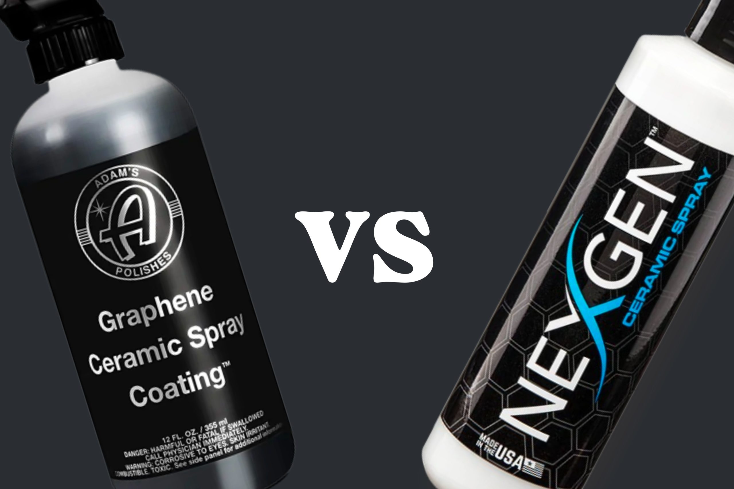 Nexgen Ceramic Spray vs Adam’s Graphene Ceramic Spray Coating: Which Product Wins?